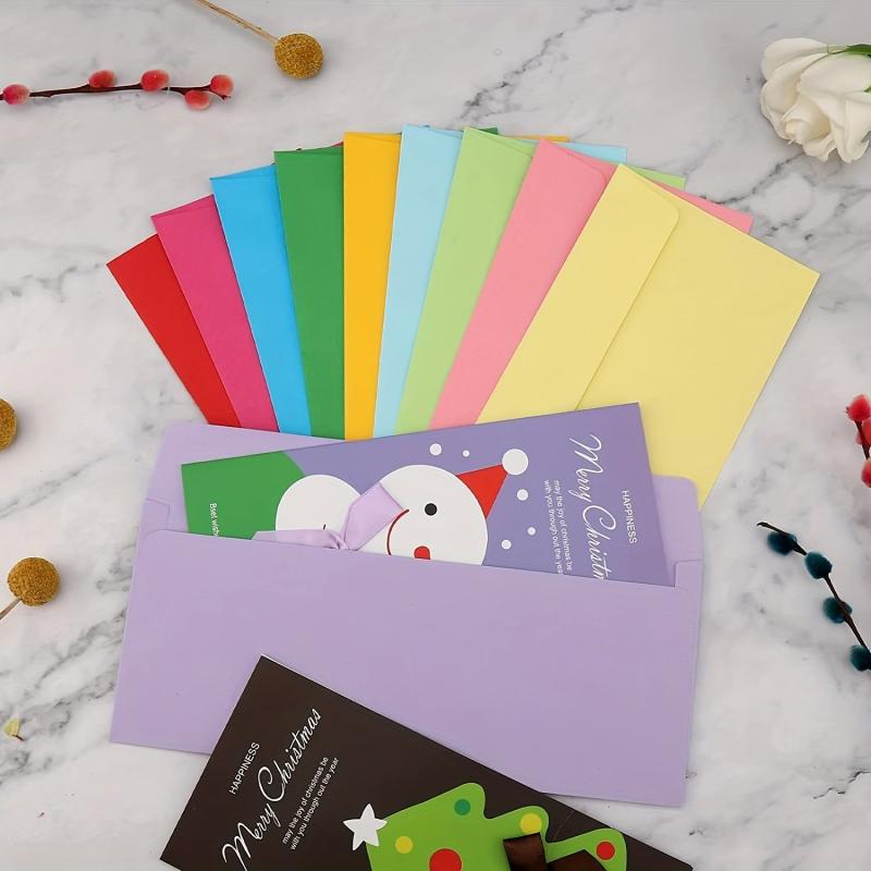 20 Pack Business Envelopes Square Flap Mailing Envelopes