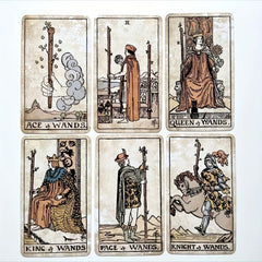 Vintage Elegance Classic Tarot Cards For Beginners - Desk/Board Card Collection