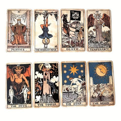 Vintage Elegance Classic Tarot Cards For Beginners - Desk/Board Card Collection