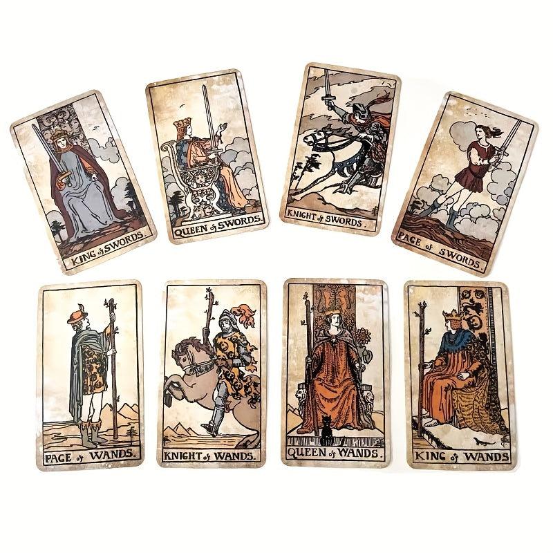 Vintage Elegance Classic Tarot Cards For Beginners - Desk/Board Card Collection