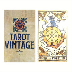 Vintage Elegance Classic Tarot Cards For Beginners - Desk/Board Card Collection