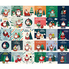 30pcs Christmas Greeting Cards - Various Designs Xmas Postcard No Marks Back