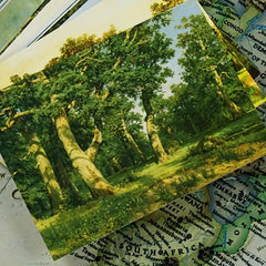 30pcs Boxed Hand-painted Blessing Cards for Office Messages