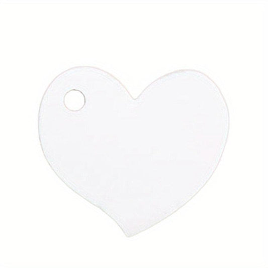 50pcs Love Heart Gift Paper Label Hang Tags Wedding Party Cards