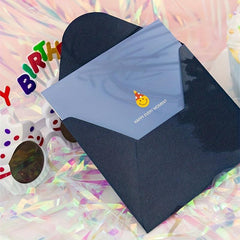 6Packs 3d Birthday Cake Thank You Small Card Set