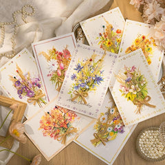 Flower Greeting Card Envelope Mother's Birthday Anniversary Gift