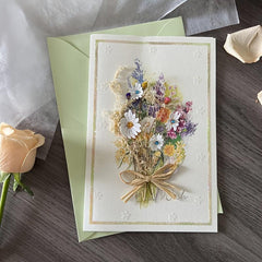 Flower Greeting Card Envelope Mother's Birthday Anniversary Gift
