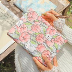Cloth Book Cover Notebook A5 Tulip Bag Book Jacket
