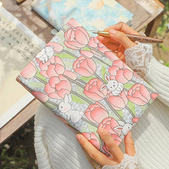 Cloth Book Cover Notebook A5 Tulip Bag Book Jacket