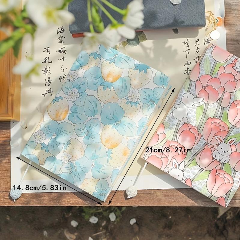 Cloth Book Cover Notebook A5 Tulip Bag Book Jacket