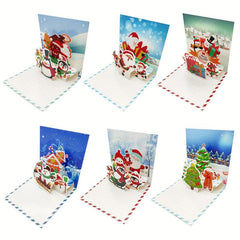 DIY Christmas Diamond Painting Greeting Card Sticker Exclusive Dotted Rhinestone