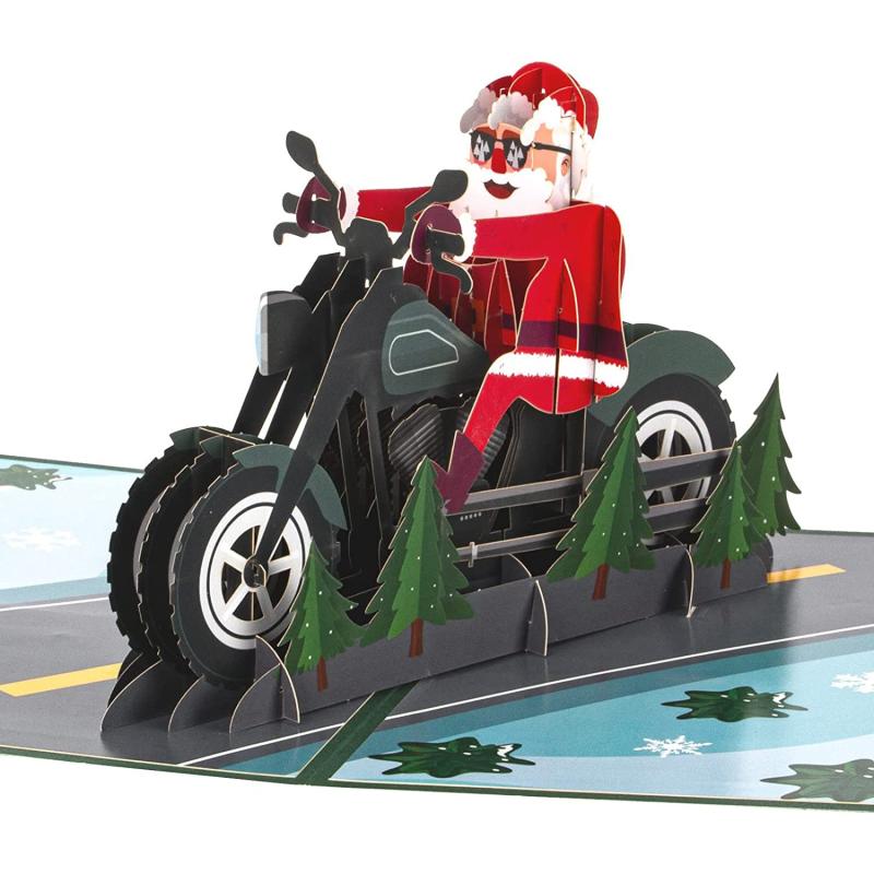 3D Christmas Cartoon Greeting Card - Spread Holiday Cheer