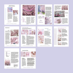 100pcs Retro Floral Memo Pad 150mmx110mm for Decorative & Literary Messages