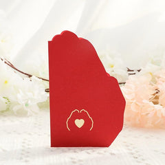3D Love Hand Heart Paper Carving Greeting Card for Birthdays and Thank You