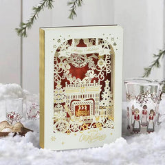 3D Christmas Tree Card Set with Envelope & Sticker