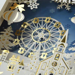 3D Christmas Tree Card Set with Envelope & Sticker