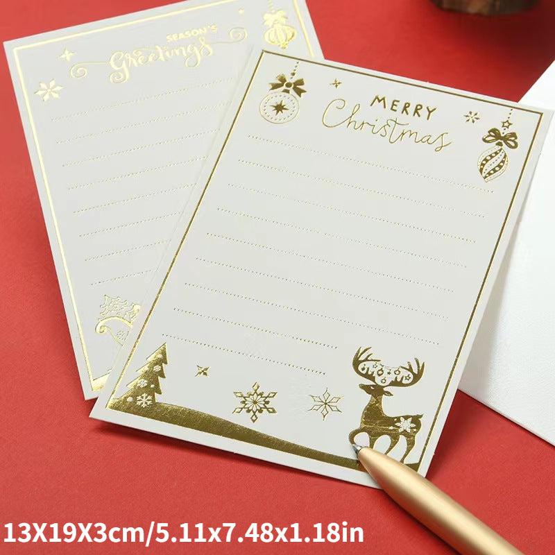 3D Christmas Tree Card Set with Envelope & Sticker