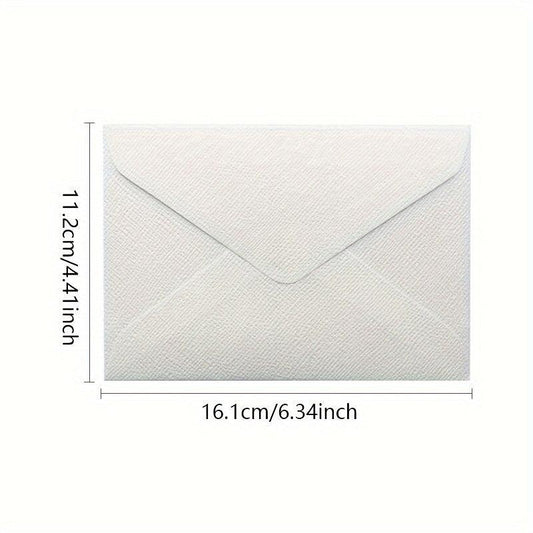 10pcs Wedding Invitation Envelopes Hemp Weave Mailers