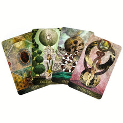 Faceted Garden Oracle Card English Board Game with QRCode Pdf Guidebook