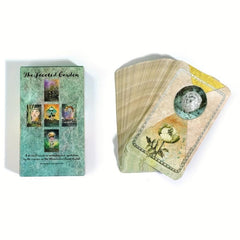 Faceted Garden Oracle Card English Board Game with QRCode Pdf Guidebook