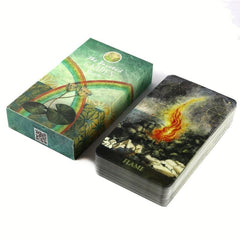 Faceted Garden Oracle Card English Board Game with QRCode Pdf Guidebook