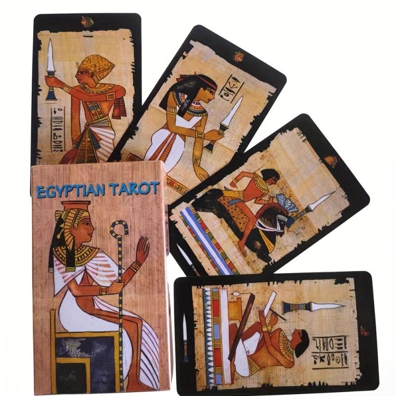 Egyptian Tarot Destiny Cards for Divination with Instructional Guide