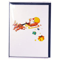 Santa Claus 3D Pop Up Christmas Card Merry Christmas For Mom Grandma Dad Tea