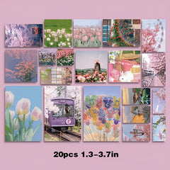 20 Spring Nature Scenery Cards for Postcards & Decor