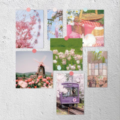 20 Spring Nature Scenery Cards for Postcards & Decor
