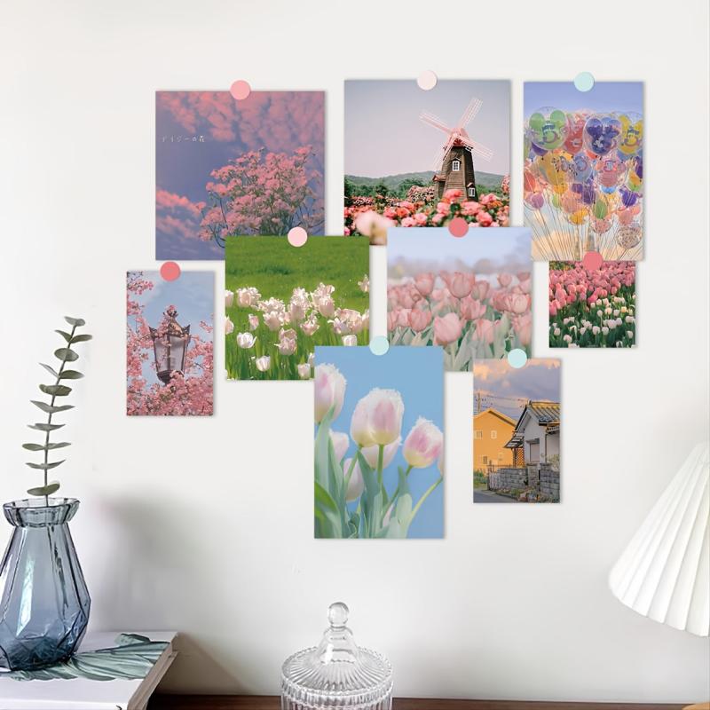 20 Spring Nature Scenery Cards for Postcards & Decor