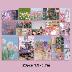 20 Spring Nature Scenery Cards for Postcards & Decor