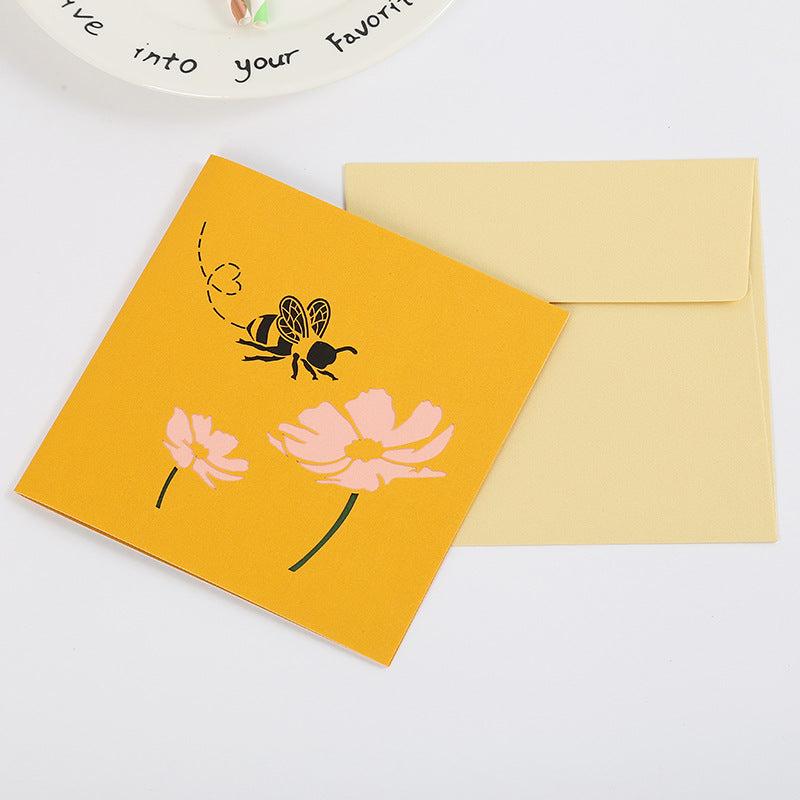 3D Bee Greeting Card for Special Occasions