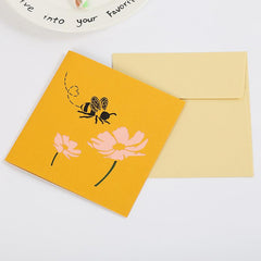 3D Bee Greeting Card for Special Occasions