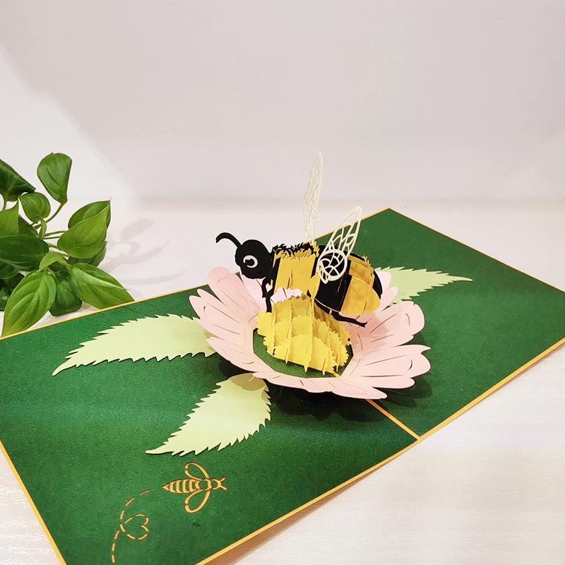 3D Bee Greeting Card for Special Occasions