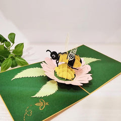 3D Bee Greeting Card for Special Occasions