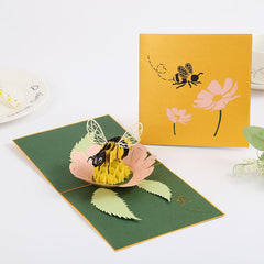 3D Bee Greeting Card for Special Occasions