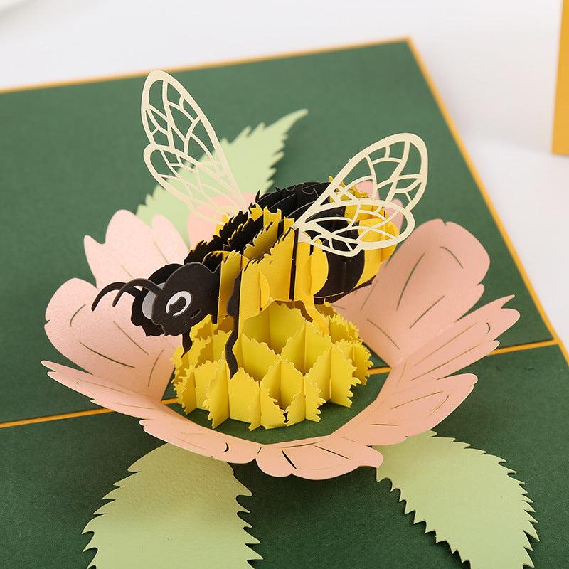 3D Bee Greeting Card for Special Occasions