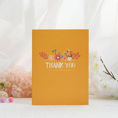 3D Pop Up Thank You Card for Mom Dad Teachers Love 15.5 x 9.7
