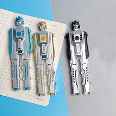 2pcs Transforming Robot Shape Gel Pen 0 5mm Refill