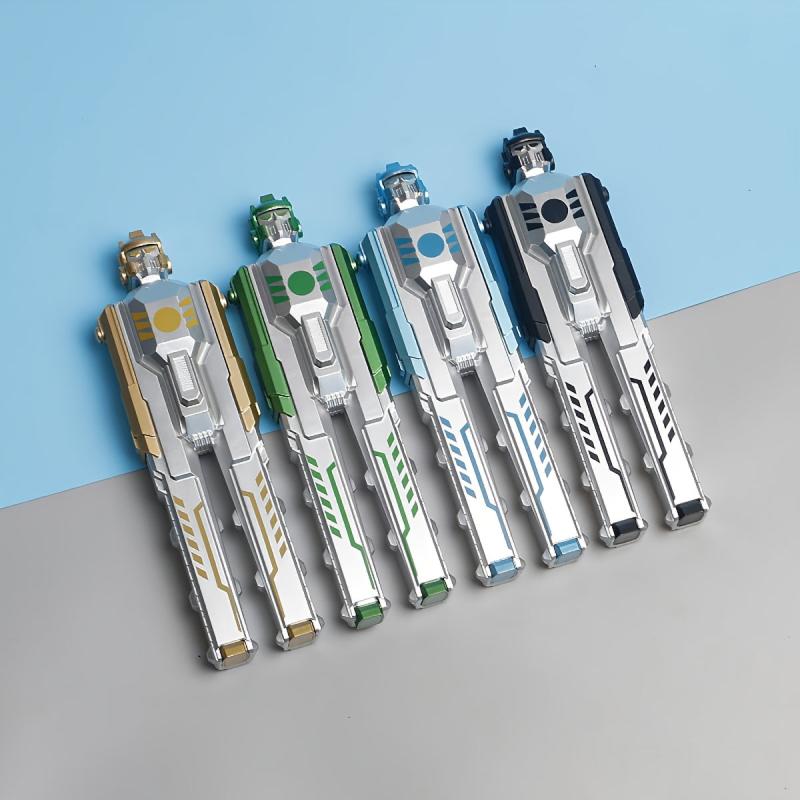 2pcs Transforming Robot Shape Gel Pen 0 5mm Refill