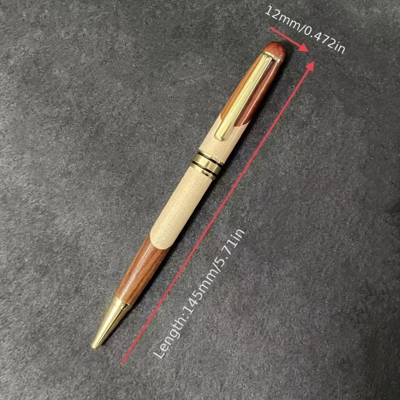 Wooden Ballpoint Pen & Solid Wood Set for Student/Graduation