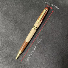 Wooden Ballpoint Pen & Solid Wood Set for Student/Graduation