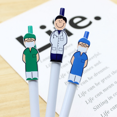 7pcs Doctor & Nurse Character Ballpoint Pens for Office & School