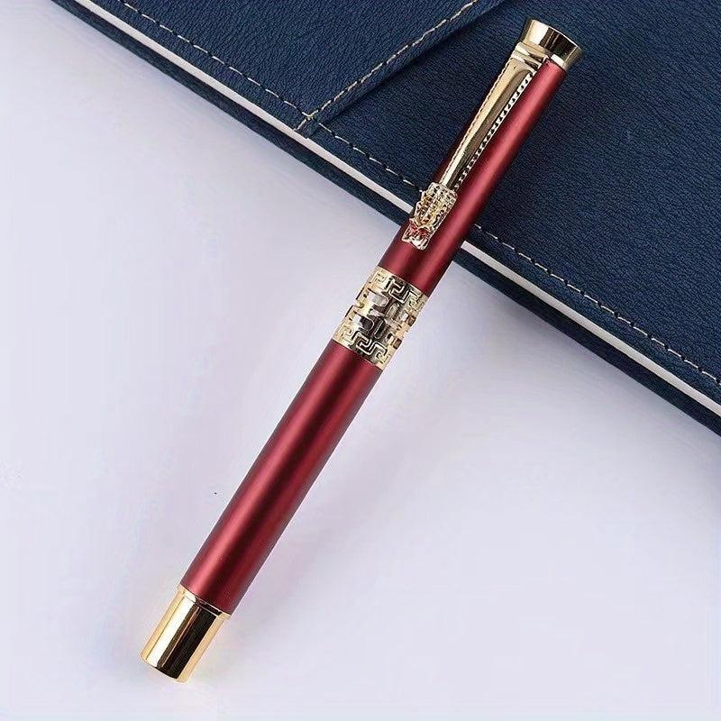 Dragon Head Hollow Metal Jewelry Ballpoint Pen Gift