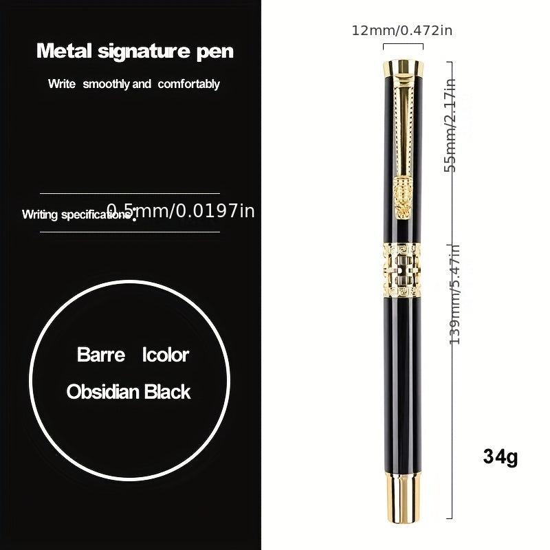 Dragon Head Hollow Metal Jewelry Ballpoint Pen Gift