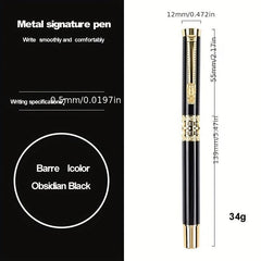 Dragon Head Hollow Metal Jewelry Ballpoint Pen Gift