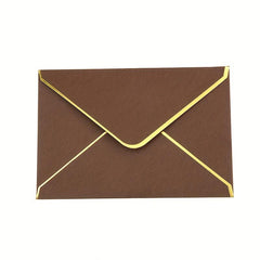 10pcs Bronzing Envelopes for Invitations and Greetings