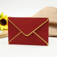 10pcs Bronzing Envelopes for Invitations and Greetings