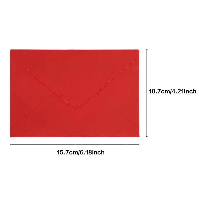 10pcs Bronzing Envelopes for Invitations and Greetings
