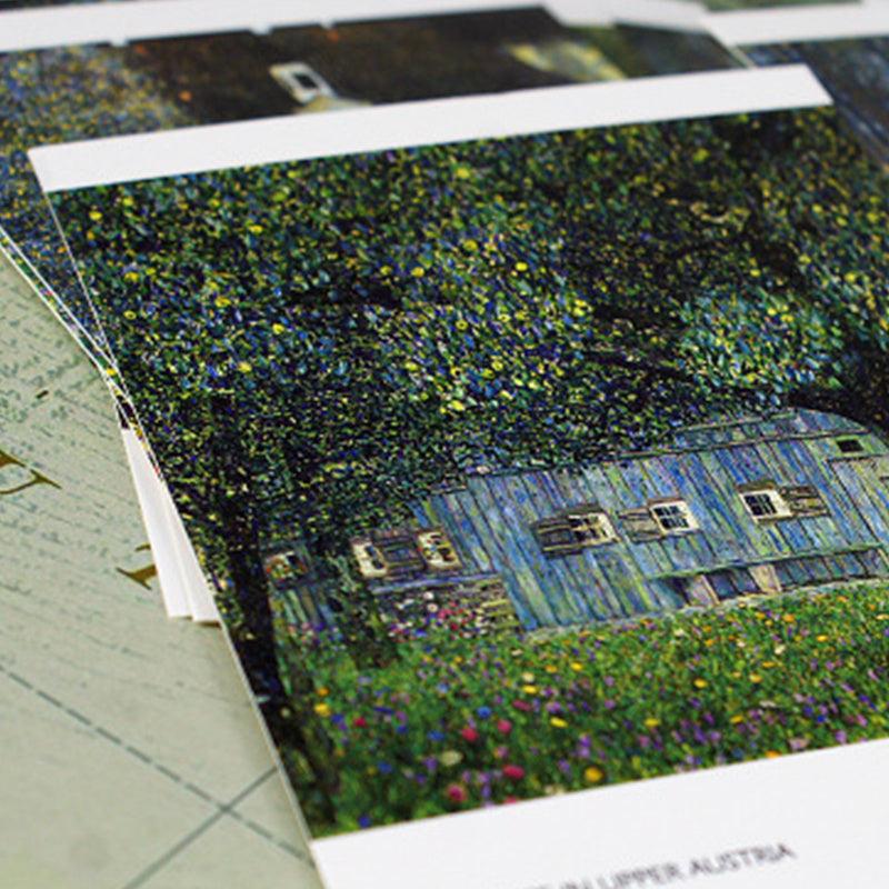 30sheets Klimt Famous Paintings Reproductions Art Postcard
